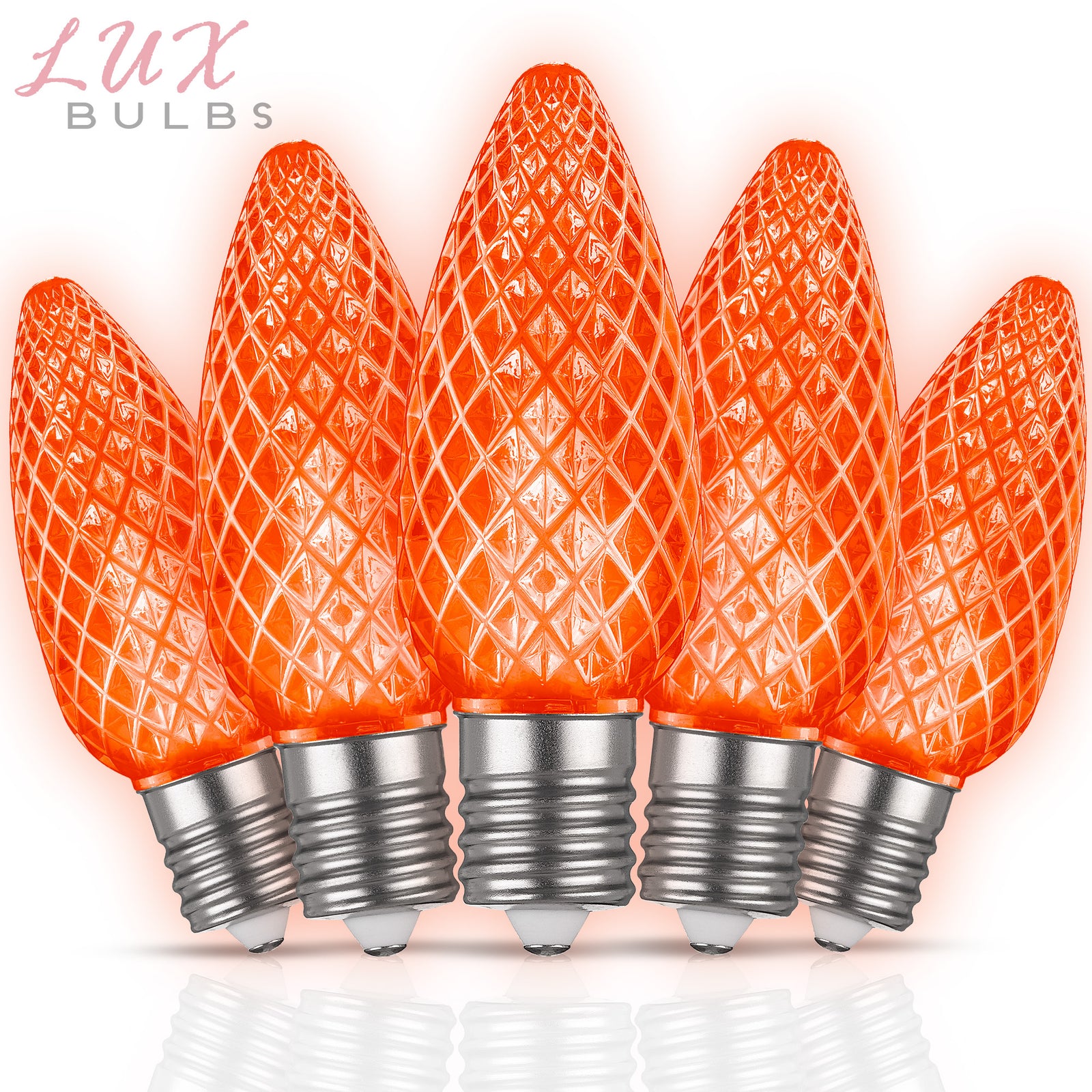 C9 LUX LED Christmas Light Bulbs | Faceted Pro Series