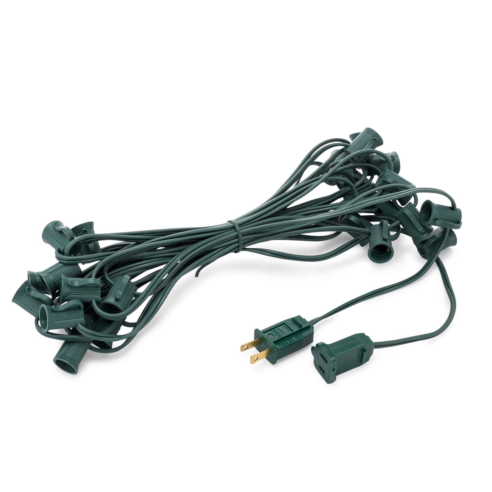 C7 Light Stringers With E12 Sockets | SPT-1 Wire - HLO Lighting