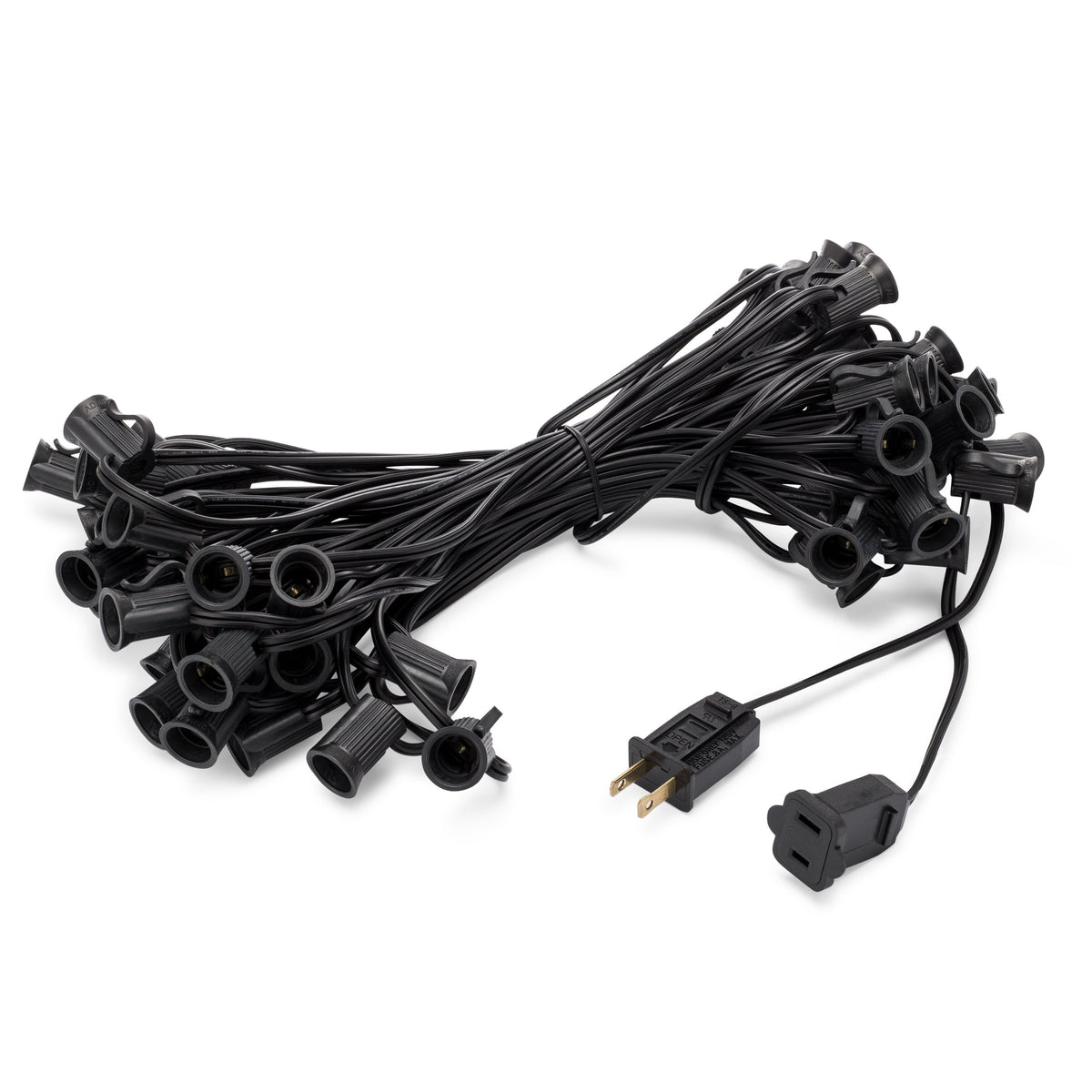 C7 Light Stringers With E12 Sockets | SPT-1 Wire - HLO Lighting