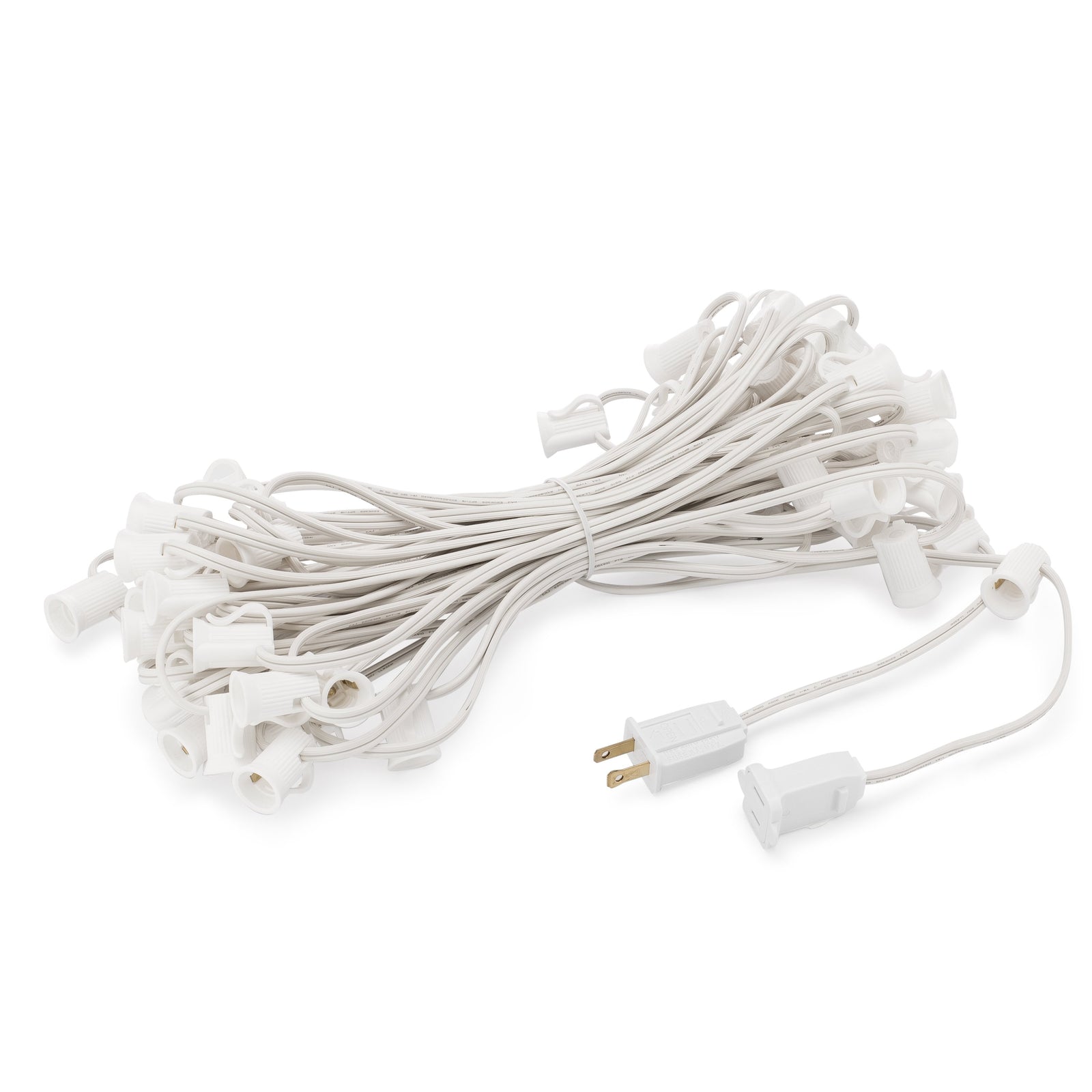 C7 Light Stringers With E12 Sockets | SPT-1 Wire - HLO Lighting