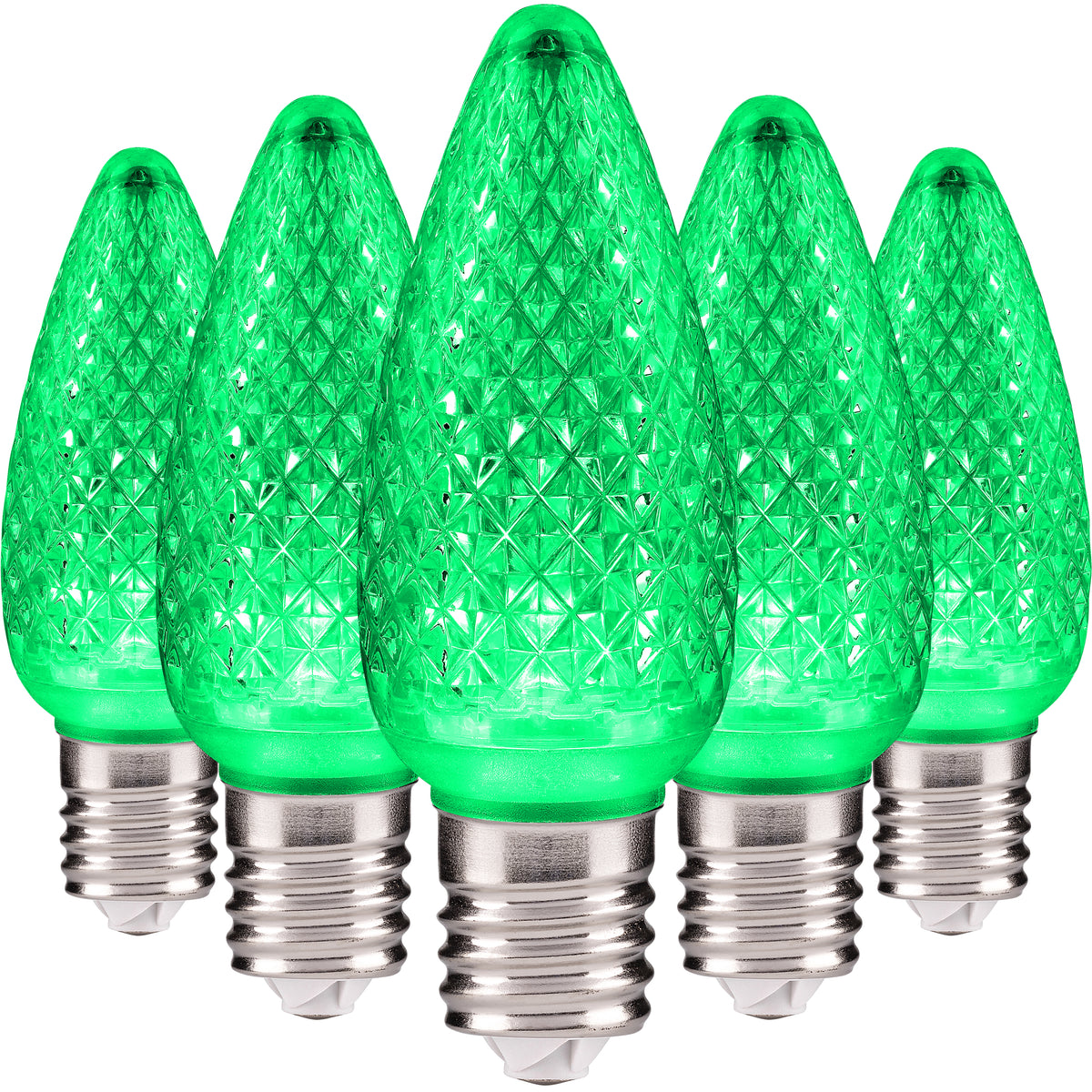 C9 LED Christmas Light Bulbs | Faceted