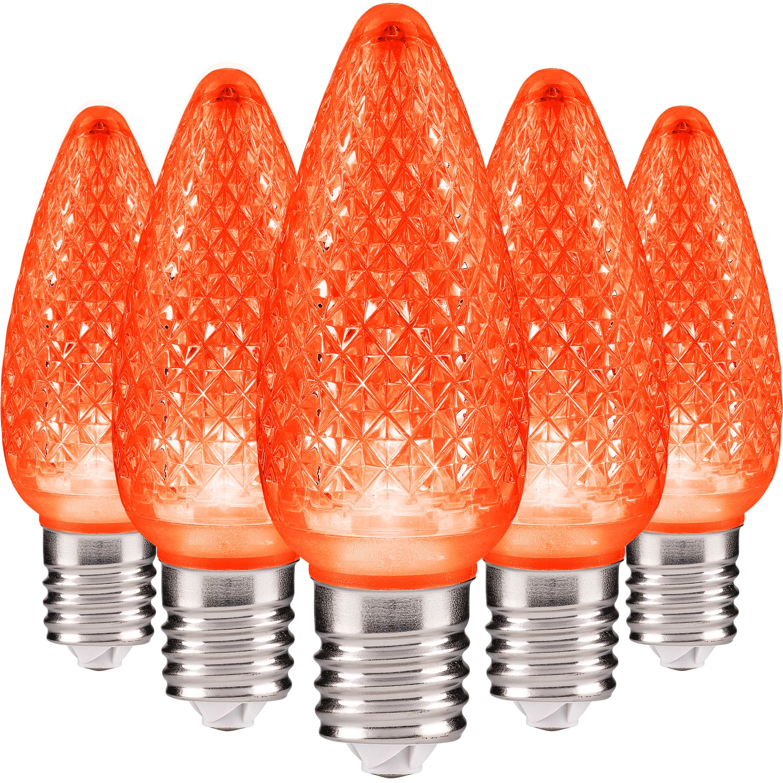 C9 LED Christmas Light Bulbs | Faceted