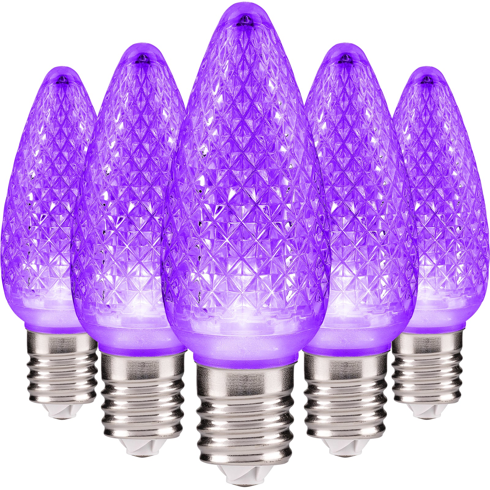 C9 LED Christmas Light Bulbs | Faceted