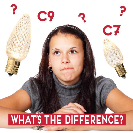 Differentiating C7 and C9 Light Bulbs - HLO Lighting