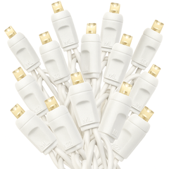 5mm LED Mini Christmas Light Strings | Wide-Angle Christmas Light Bulbs