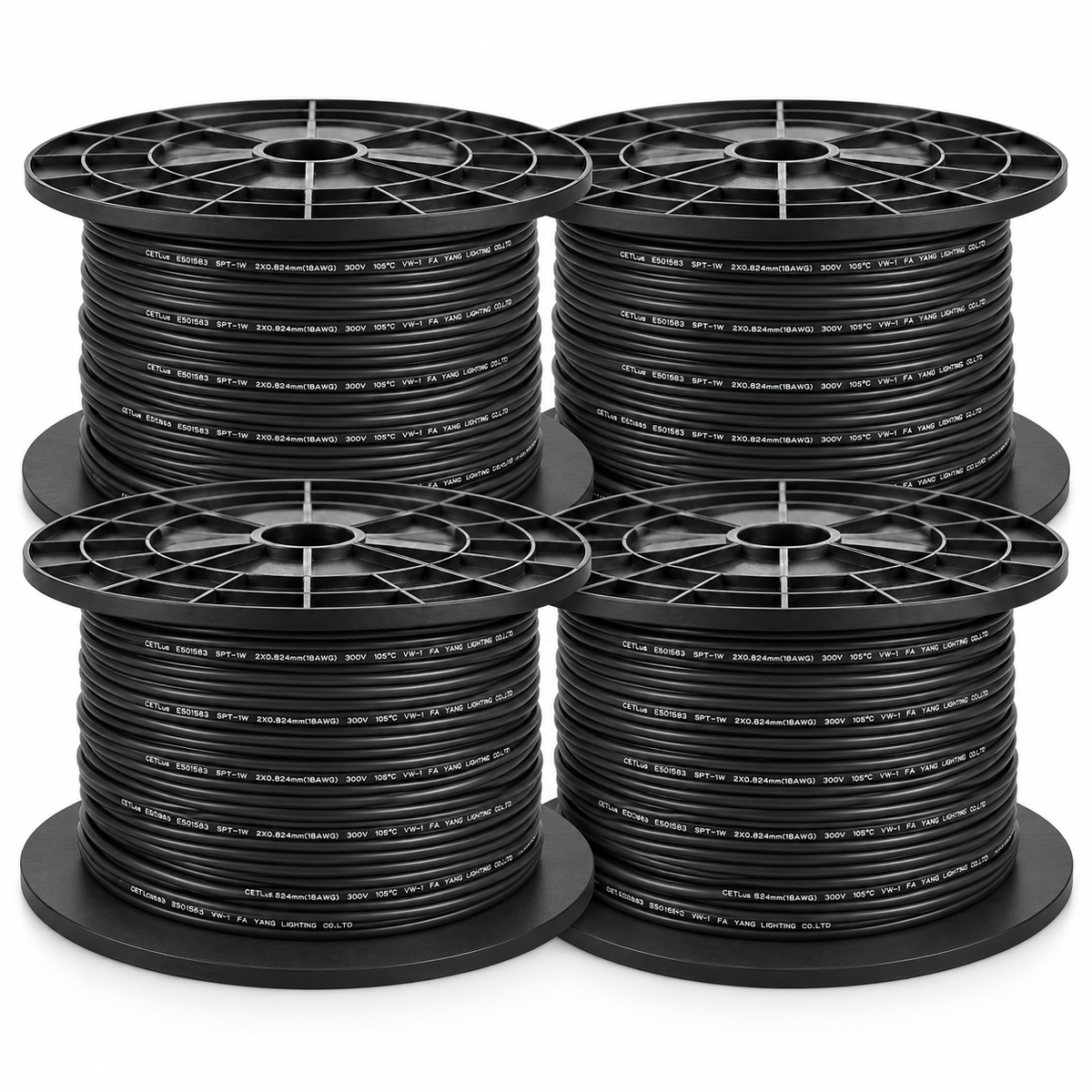 Bulk Blank Wire | SPT-1 Gauge (250ft Reels)