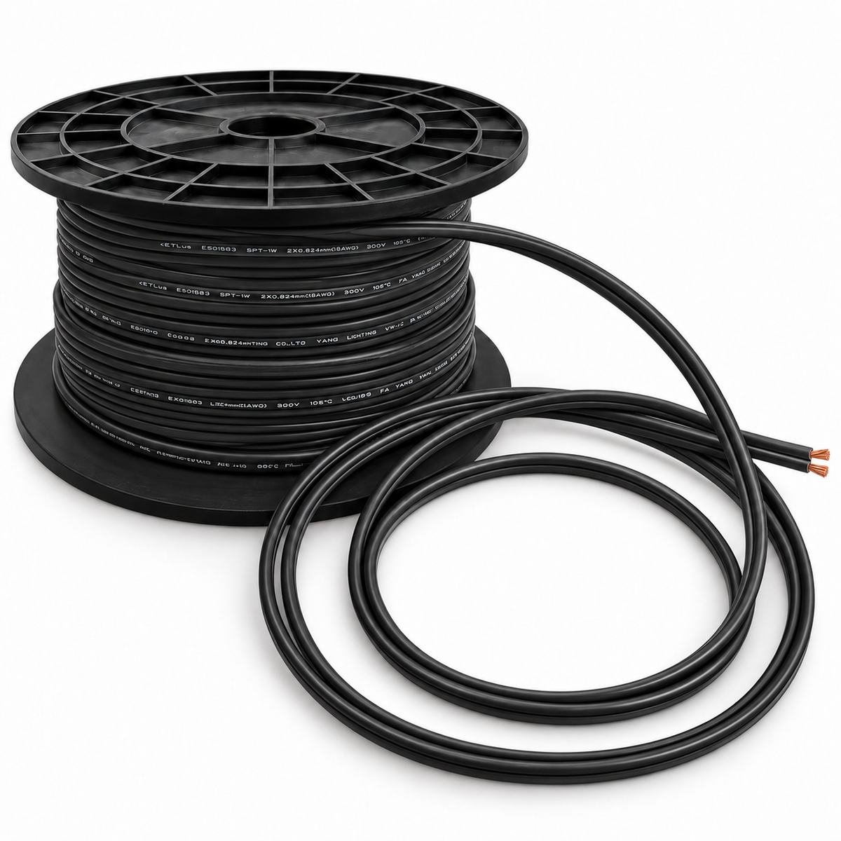 Bulk Blank Wire | SPT-1 Gauge (250ft Reels)