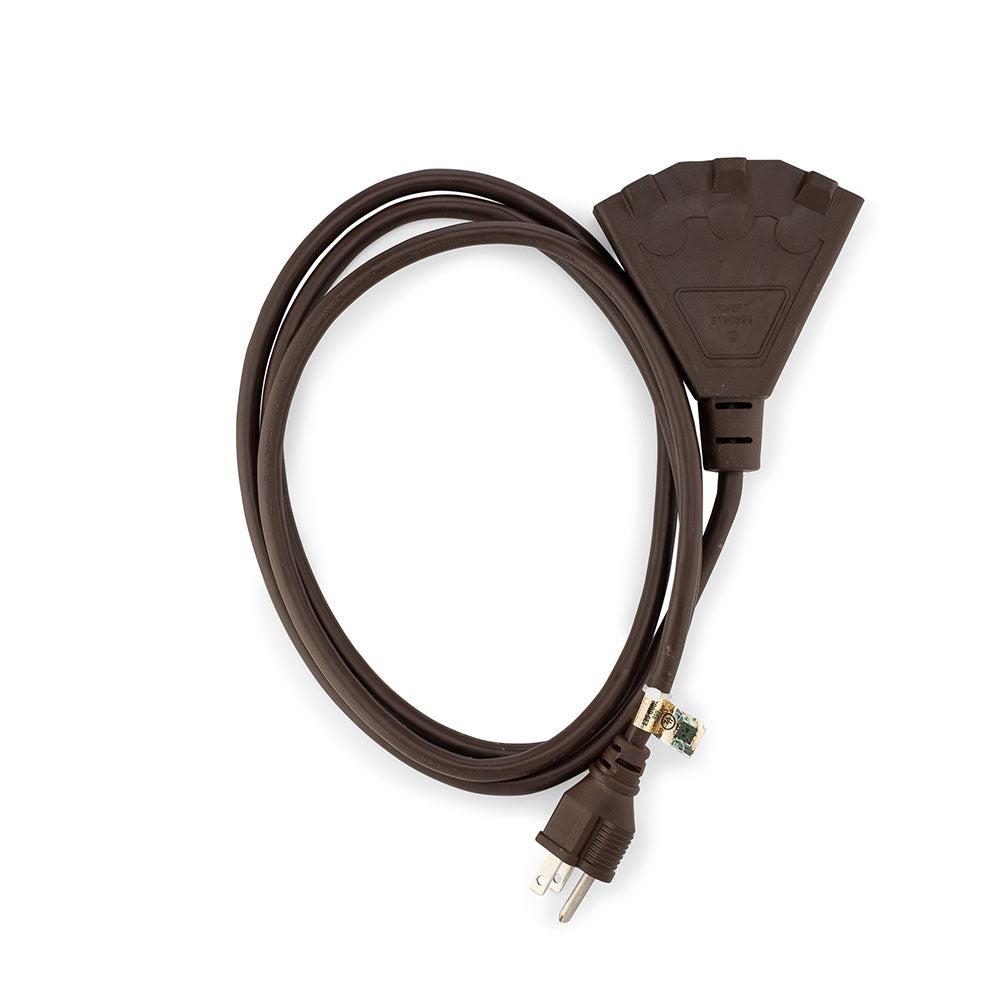 Brown Outdoor Extension Cords | Perfect For Lawn & Landscape Lighting