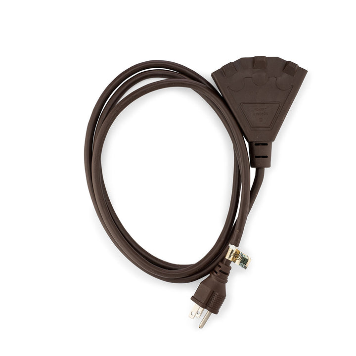 Brown Outdoor Extension Cords | Perfect For Lawn & Landscape Lighting