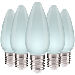 C9 LED Christmas Light Bulbs | Frosted