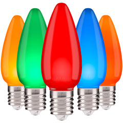 C9 LED Christmas Light Bulbs | Frosted