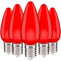 C9 LED Christmas Light Bulbs | Frosted