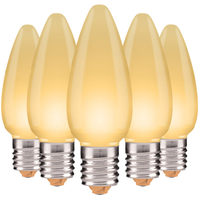 C9 LED Christmas Light Bulbs | Frosted