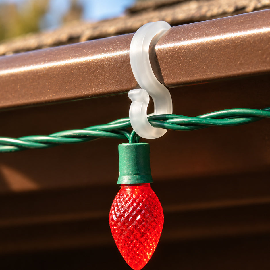 Gutter Hook Clips For Christmas Light Cord
