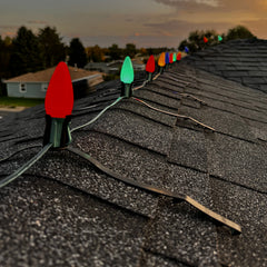 C9 LED Christmas Light Bulbs | Frosted