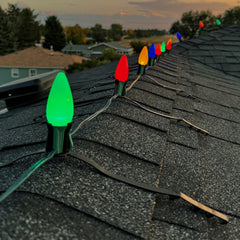 C9 LED Christmas Light Bulbs | Frosted