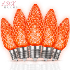 C9 LUX LED Christmas Light Bulbs | Faceted Pro Series