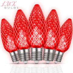 C9 LUX LED Christmas Light Bulbs | Faceted Pro Series