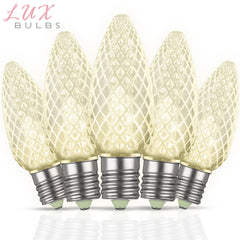 C9 LUX LED Christmas Light Bulbs | Faceted Pro Series
