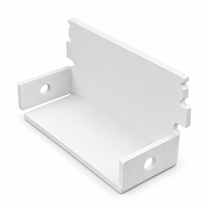 Permanent Lighting Aluminum Track End Cap