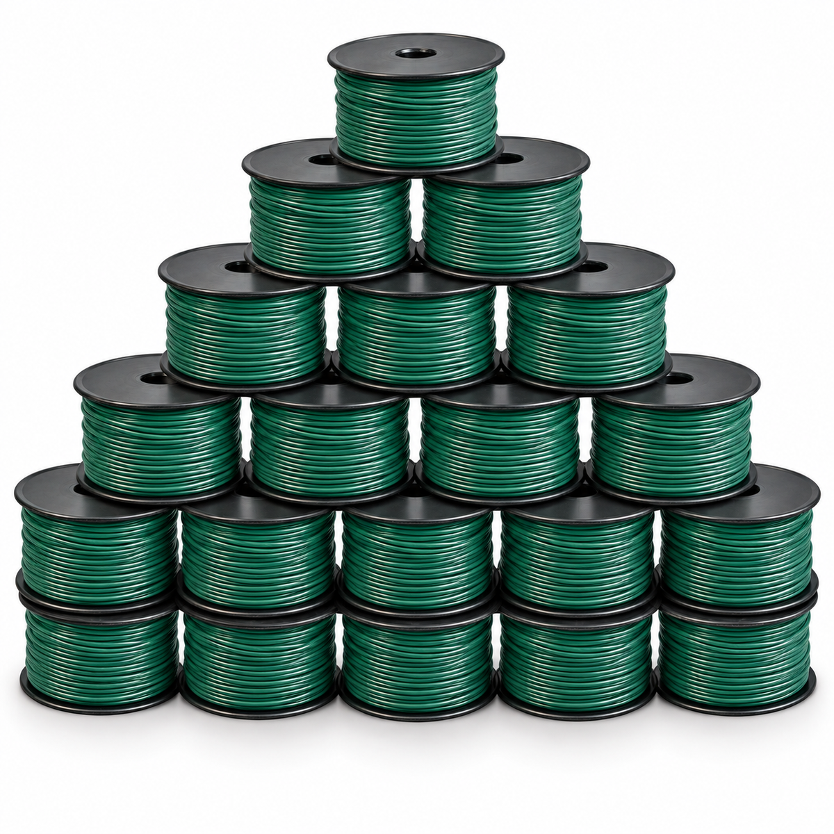 Green Bulk Blank Wire | SPT-2 Gauge (250ft Reels)