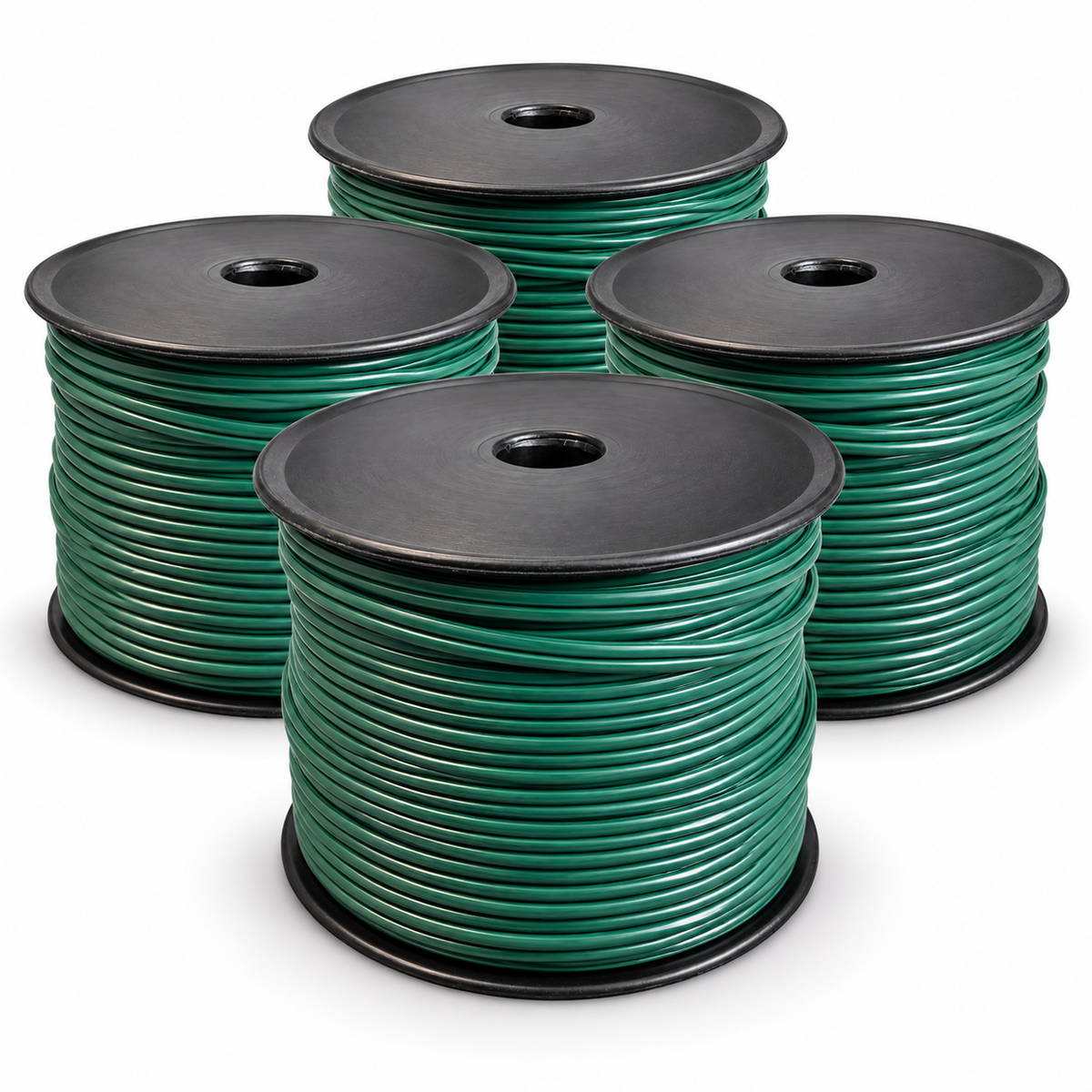 Green Bulk Blank Wire | SPT-2 Gauge (250ft Reels)