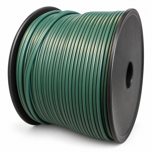 Green Bulk Blank Wire | SPT-2 Gauge (250ft Reels)