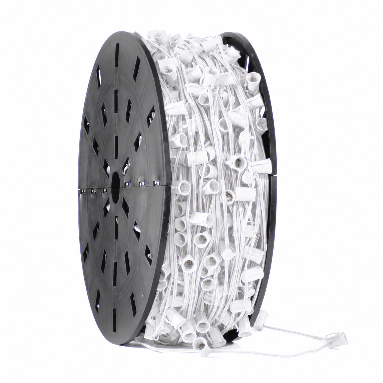 C9 Light Stringer Bulk Spool | E17 Sockets | SPT-1 Wire | 1000 Feet