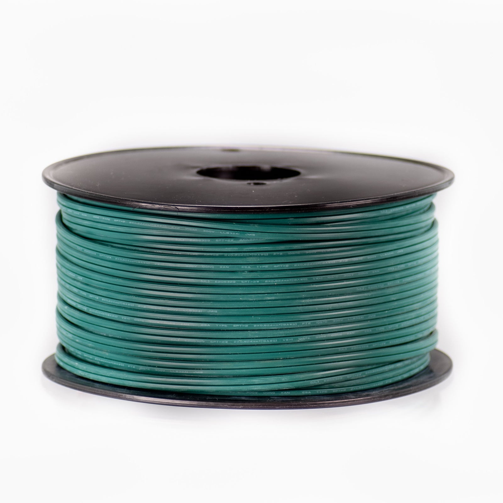 Green Bulk Blank Wire | SPT-1 Gauge - HLO Lighting