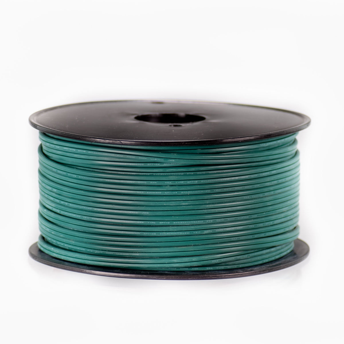 Green Bulk Blank Wire | SPT-2 Gauge - HLO Lighting