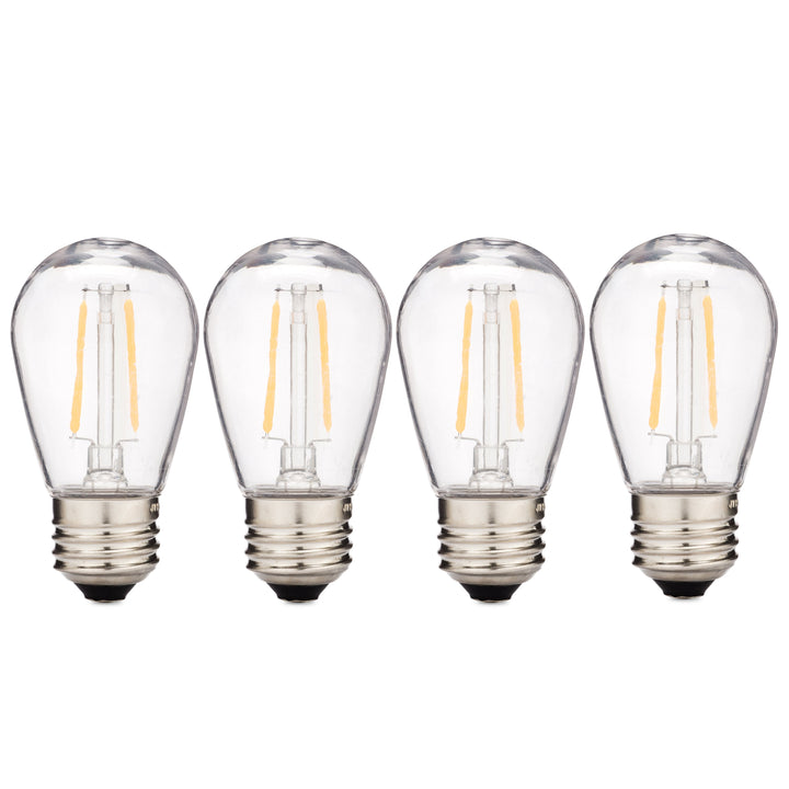 S14 LED Filament Bulbs | Sun Warm White Patio Light Replacement Bulbs - HLO Lighting