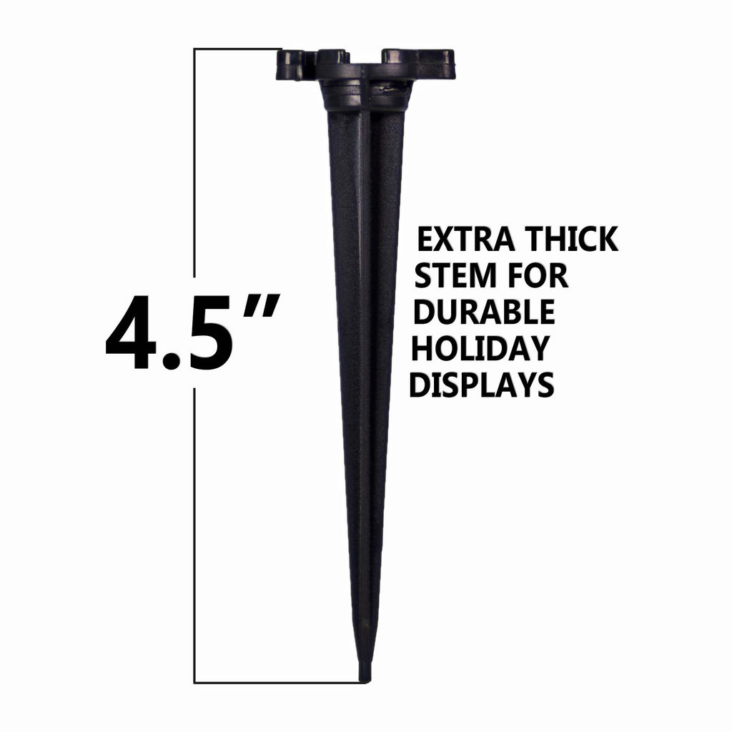 Universal 4.5" Christmas C9 & C7 Light Stake For Ground & Pathway Ligh