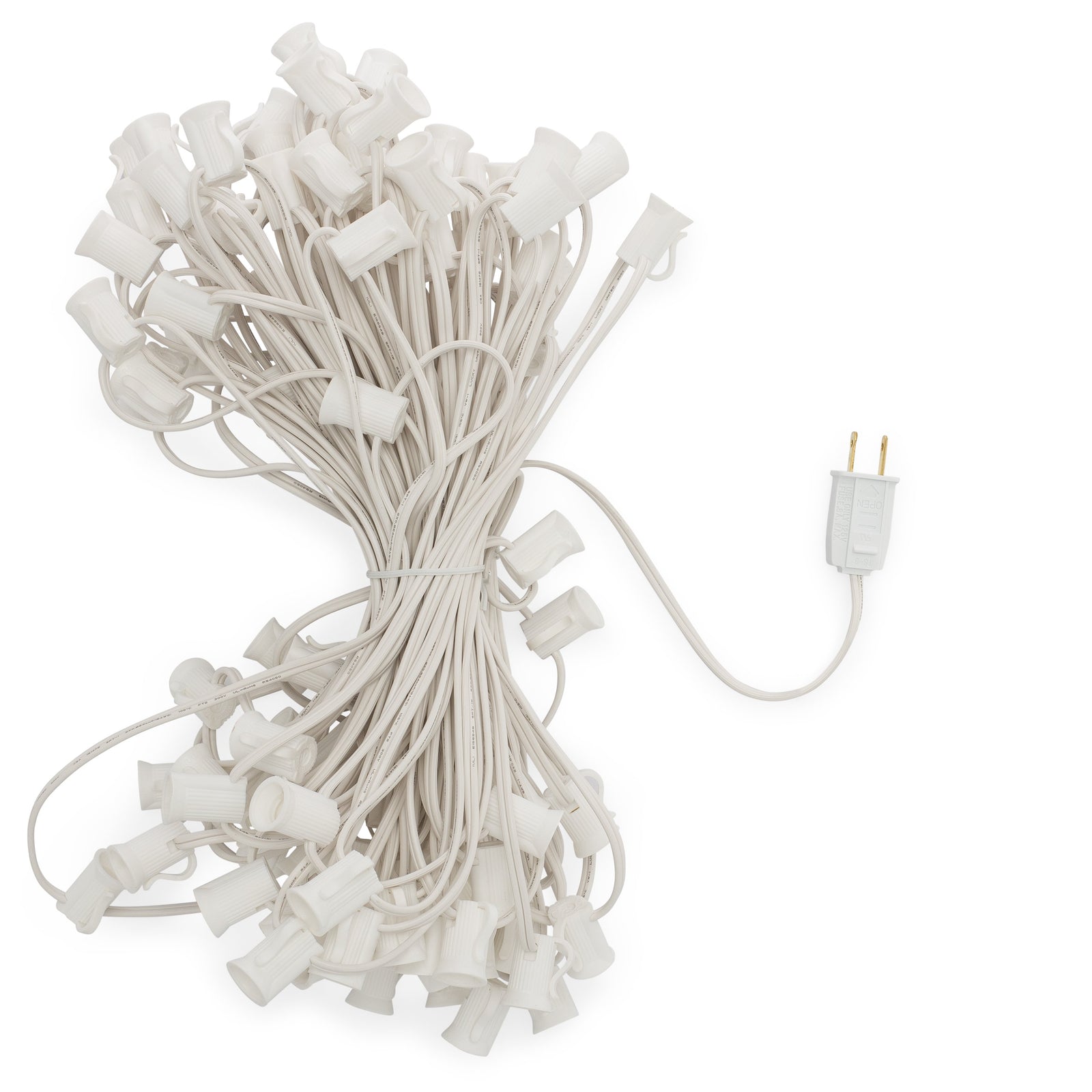 C7 Light Stringers With E12 Sockets | SPT-1 Wire - HLO Lighting