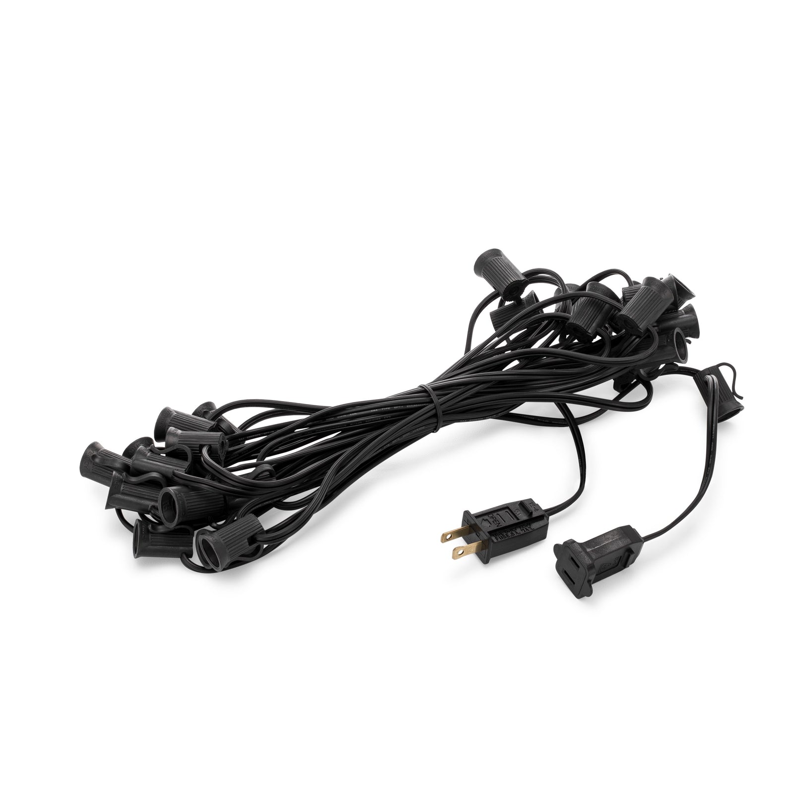 C7 Light Stringers With E12 Sockets | SPT-1 Wire - HLO Lighting