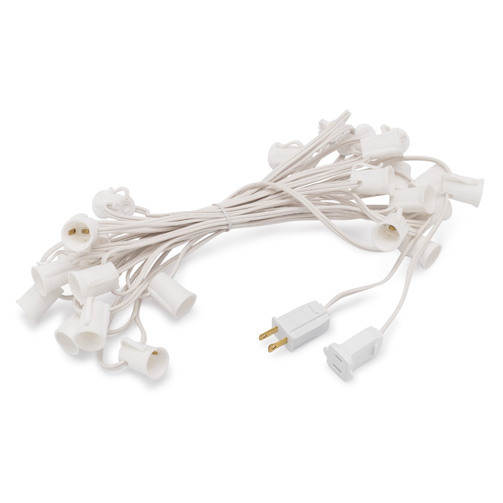C7 Light Stringers With E12 Sockets | SPT-1 Wire - HLO Lighting