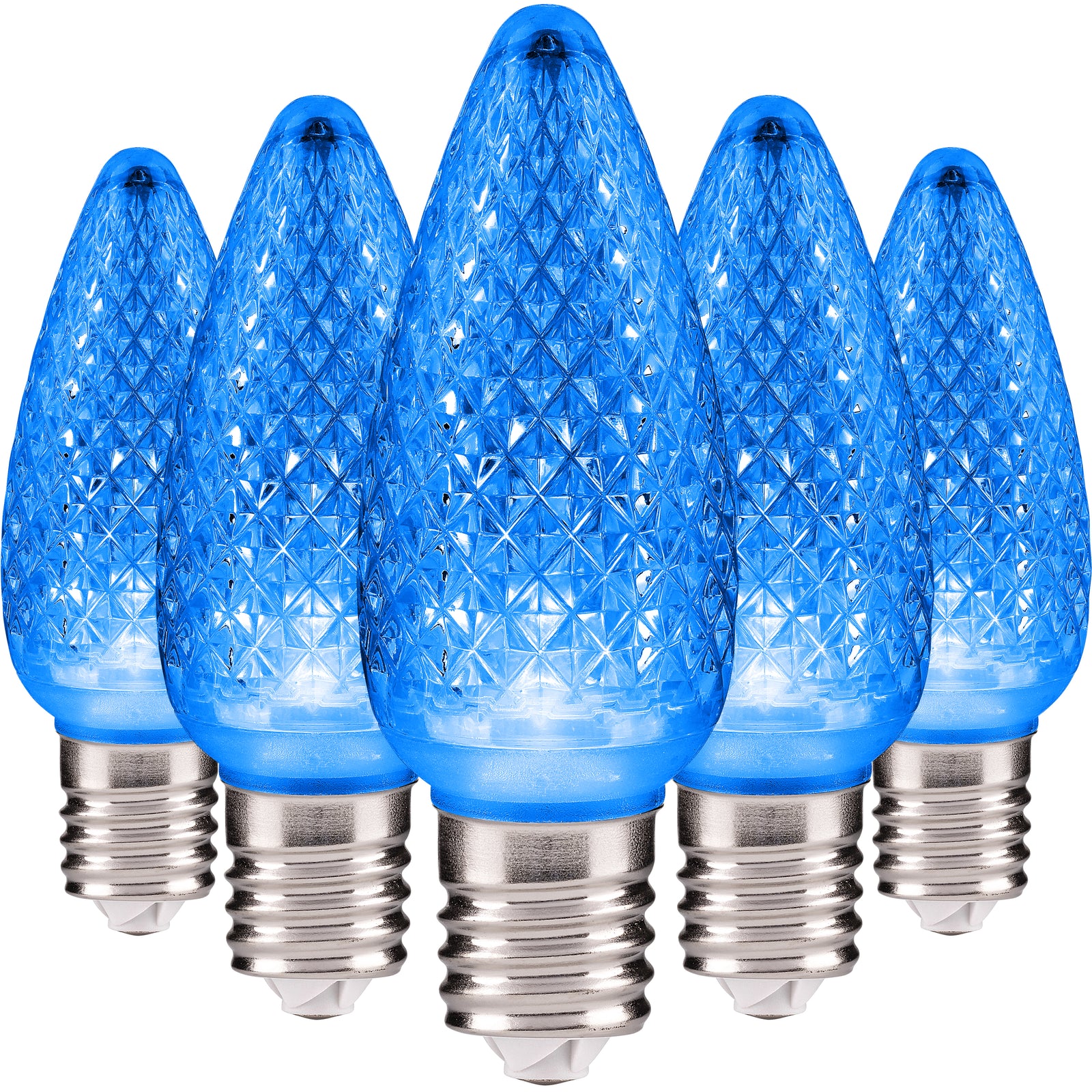 C9 LED Christmas Light Bulbs | Faceted