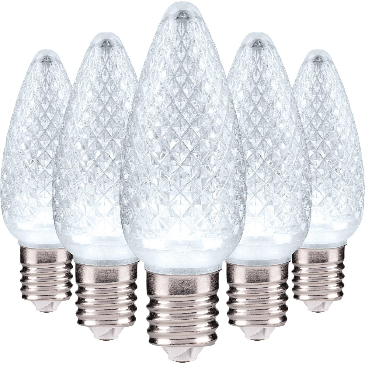C9 LED Christmas Light Bulbs | Faceted