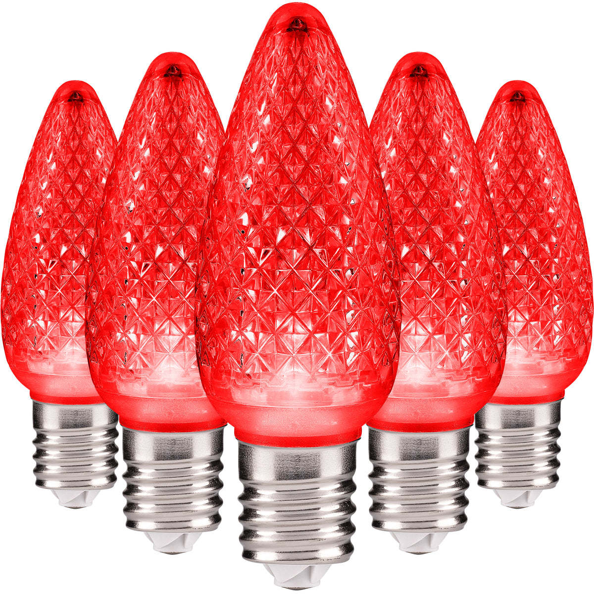 C9 LED Christmas Light Bulbs | Faceted