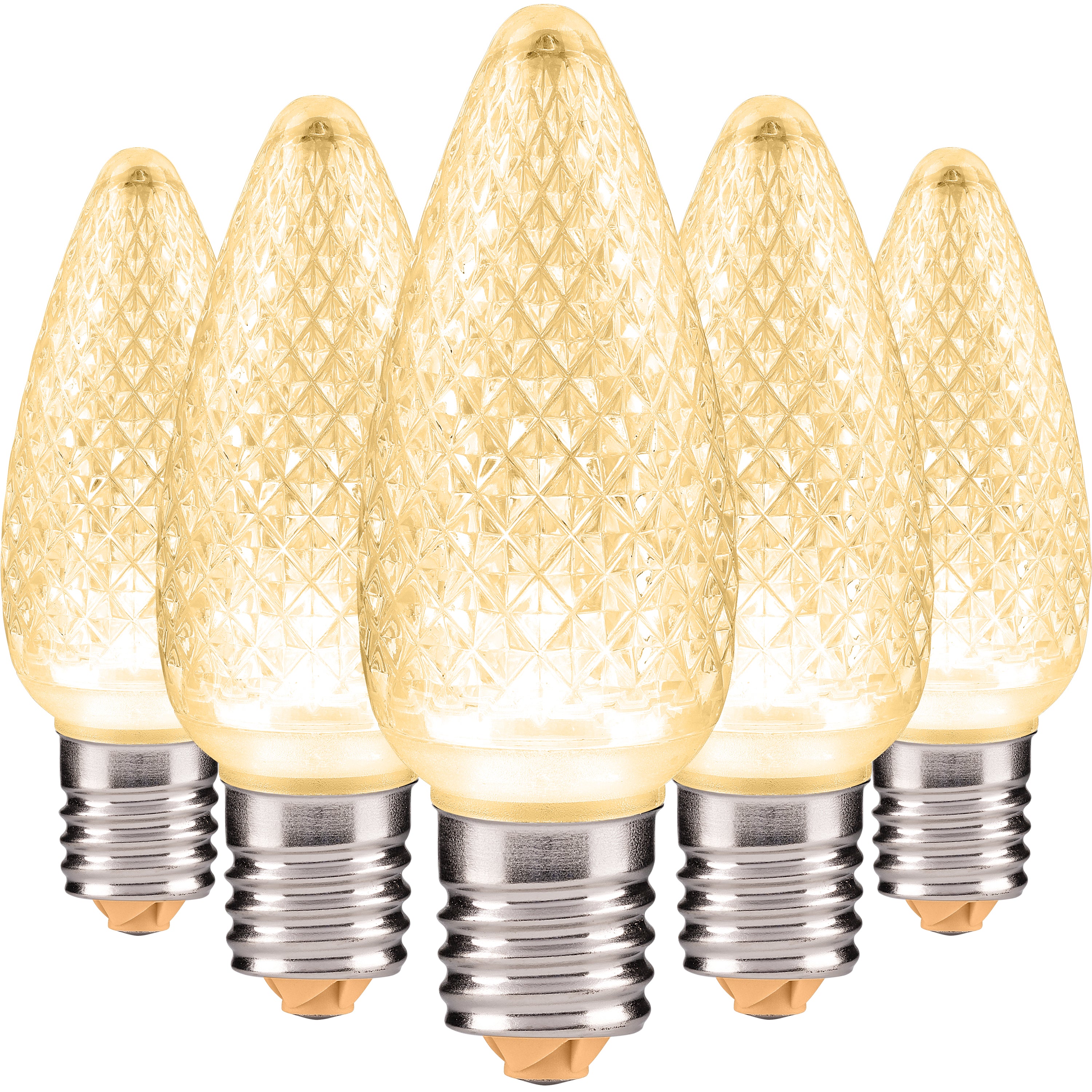 C9 LED Christmas Light Bulbs | Faceted