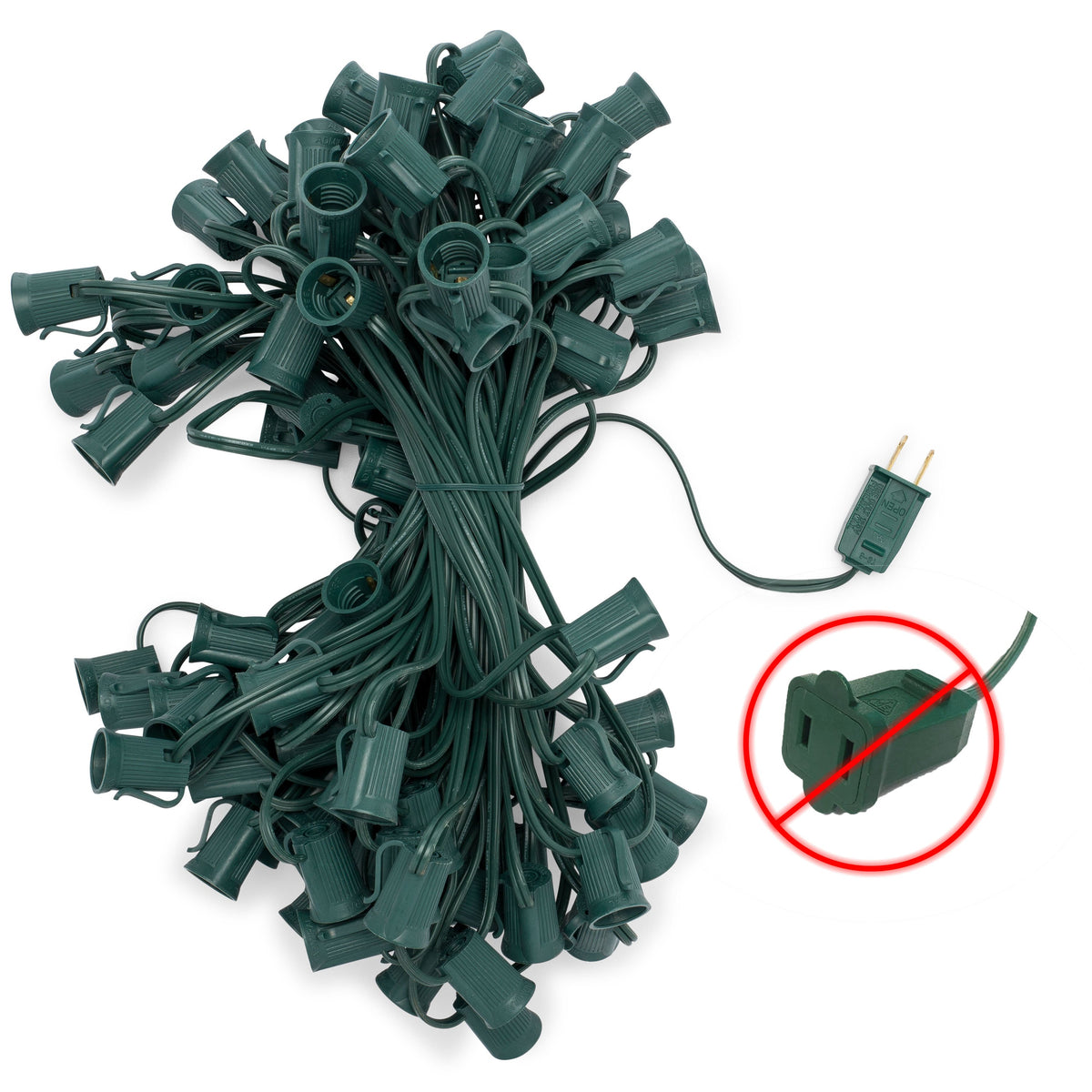 C9 Light Stringers With E17 Sockets | SPT-1 Wire - HLO Lighting