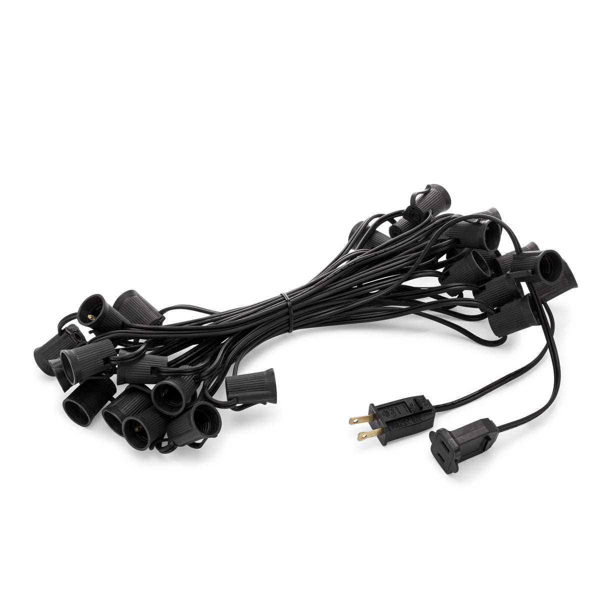 C9 Light Stringers With E17 Sockets | SPT-1 Wire - HLO Lighting