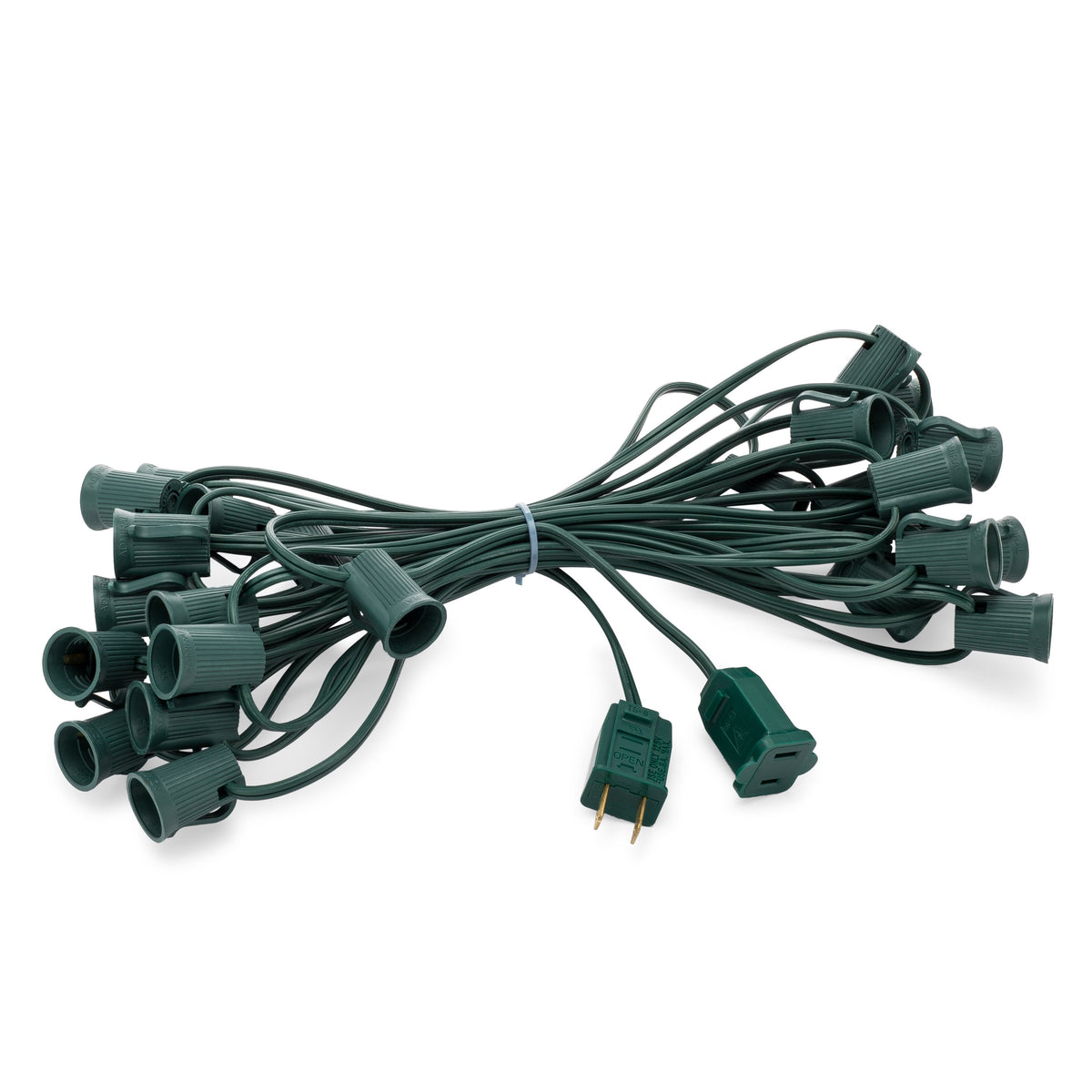 C9 Light Stringers With E17 Sockets | SPT-1 Wire - HLO Lighting
