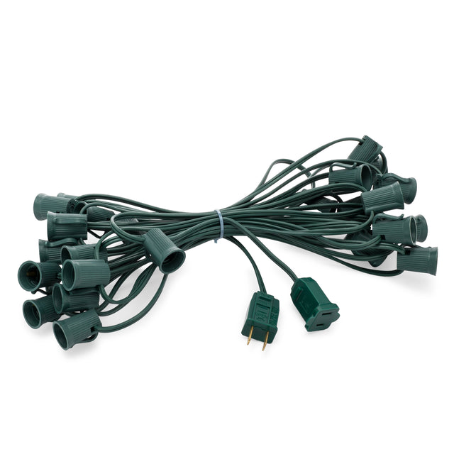 C9 Light Stringers With E17 Sockets | SPT-1 Wire - HLO Lighting