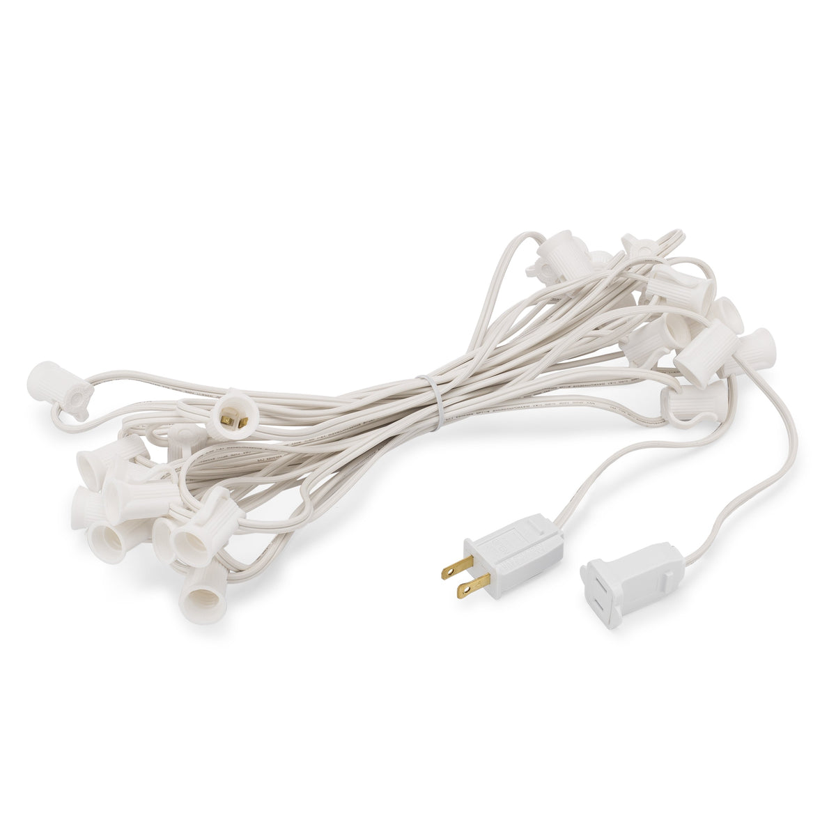 C9 Light Stringers With E17 Sockets | SPT-1 Wire - HLO Lighting