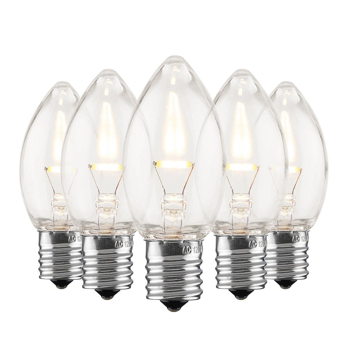 C9 LED Filament Bulbs | LED C9 Christmas Lights - HLO Lighting