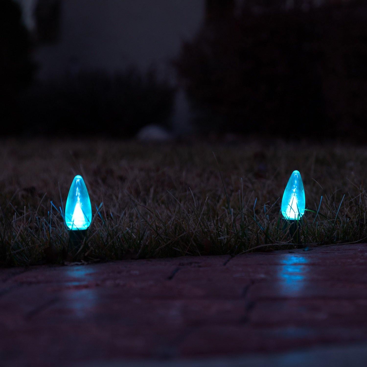 Universal 4.5" Christmas C9 & C7 Light Stake For Ground & Pathway Lights - HLO Lighting